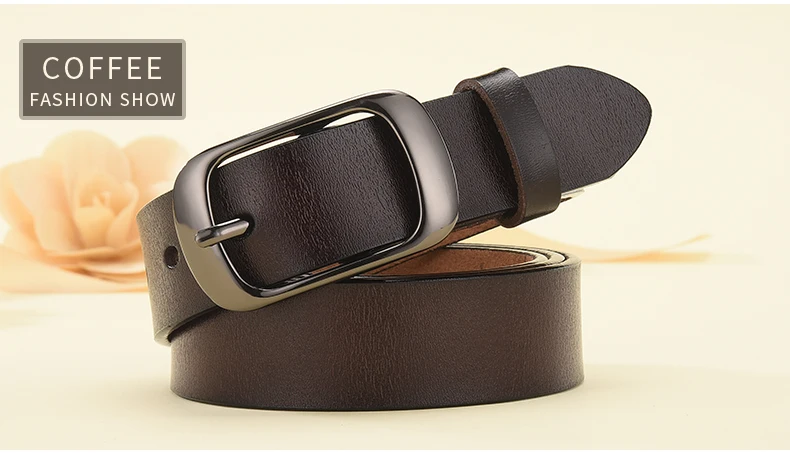 DINISITON New Women Genuine Leather Belt For Female Strap Casual All-match Ladies Adjustable Belts Designer High Quality Brand plus size belts