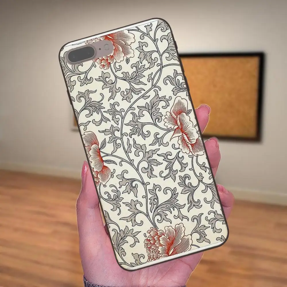 Для Apple iPhone 4 4S 5 5S SE 6 6S 7 8 Plus X XS Max XR ультра тонкий мультяшный узор персидский ковер