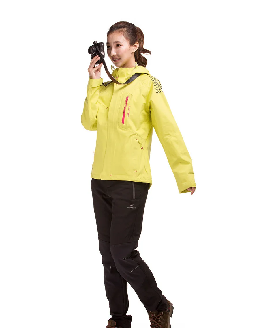 Векторная Женская ветрозащитная водонепроницаемая куртка, женская куртка для кемпинга, походов, дождевик, ветровка 60021