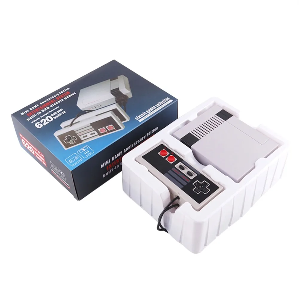 Mini NES AV Output Mini TV Handheld Retro Video Game Console with Classic 620 games Built-in for 4K TV PAL & NTSC