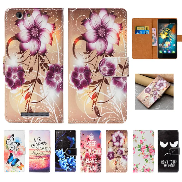 For BQ BQ-5032 Element Case High Quality Pu Leather 5.0&quot Print Flip Wallet Back Cover Book | Мобильные телефоны и