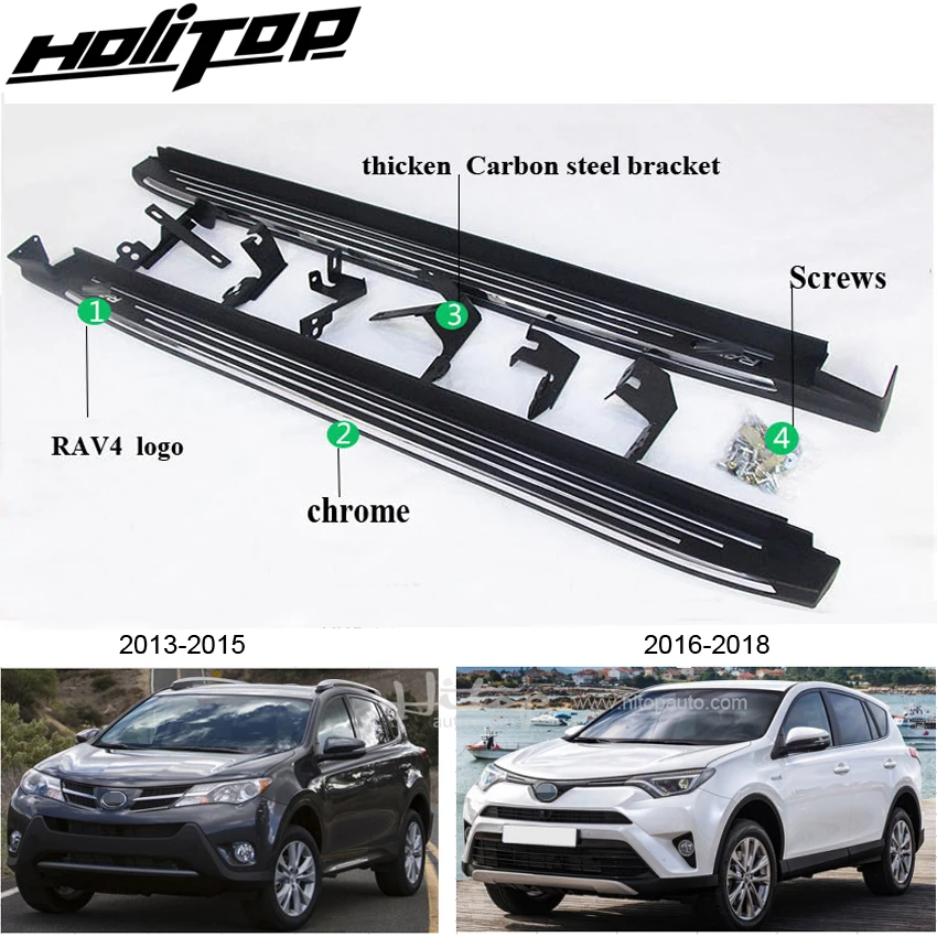 Роскошная Беговая доска, боковая панель, педали, ступня для Toyota RAV4-, дизайн, модная внешняя форма, очень популярная в Китае