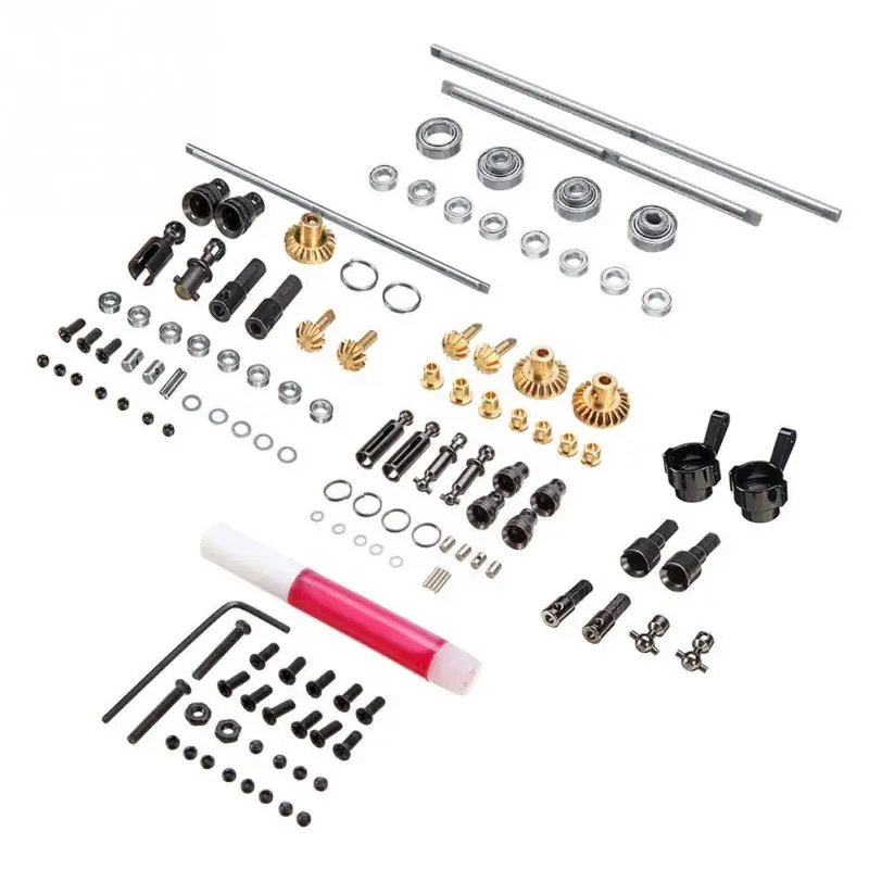 

New Arrival 6x6 1/16 6WD RC Car Parts Toy Truck For WPL OP Accessory Metal DIY Full Set