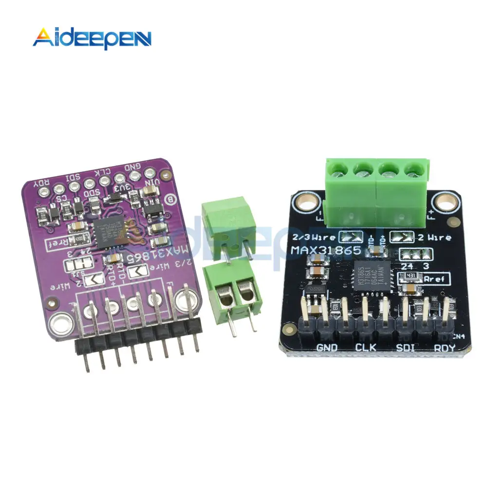 

MAX31865 Converter Board Temperature Thermocouple Sensor Amplifier Module For Arduino PT100/PT1000 RTD To Digital