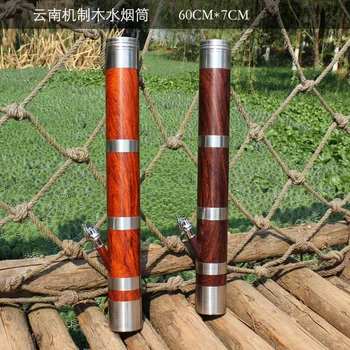 

Bamboo hookah mahogany wood imitation Medium hookah smoking pipe water smoking set hookah
