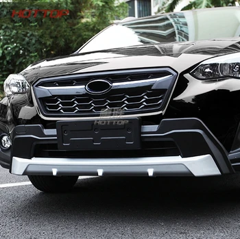 

FIT For Subaru XV 2017 2018 Stainless Steel Front & Rear Bumper Skid Protector Guard Plate Cover Trims ABS CHROME