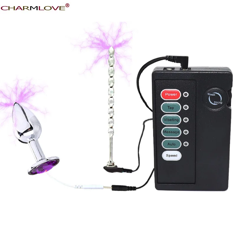 Топ эротические игрушки электро масса G er простаты G-Spot Анальный plu электрическим
