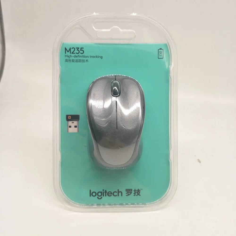 Мышь Logitech Wireless Mouse Gamer M235 оригинальная мышь соединяющий приемник для Lap Top PC