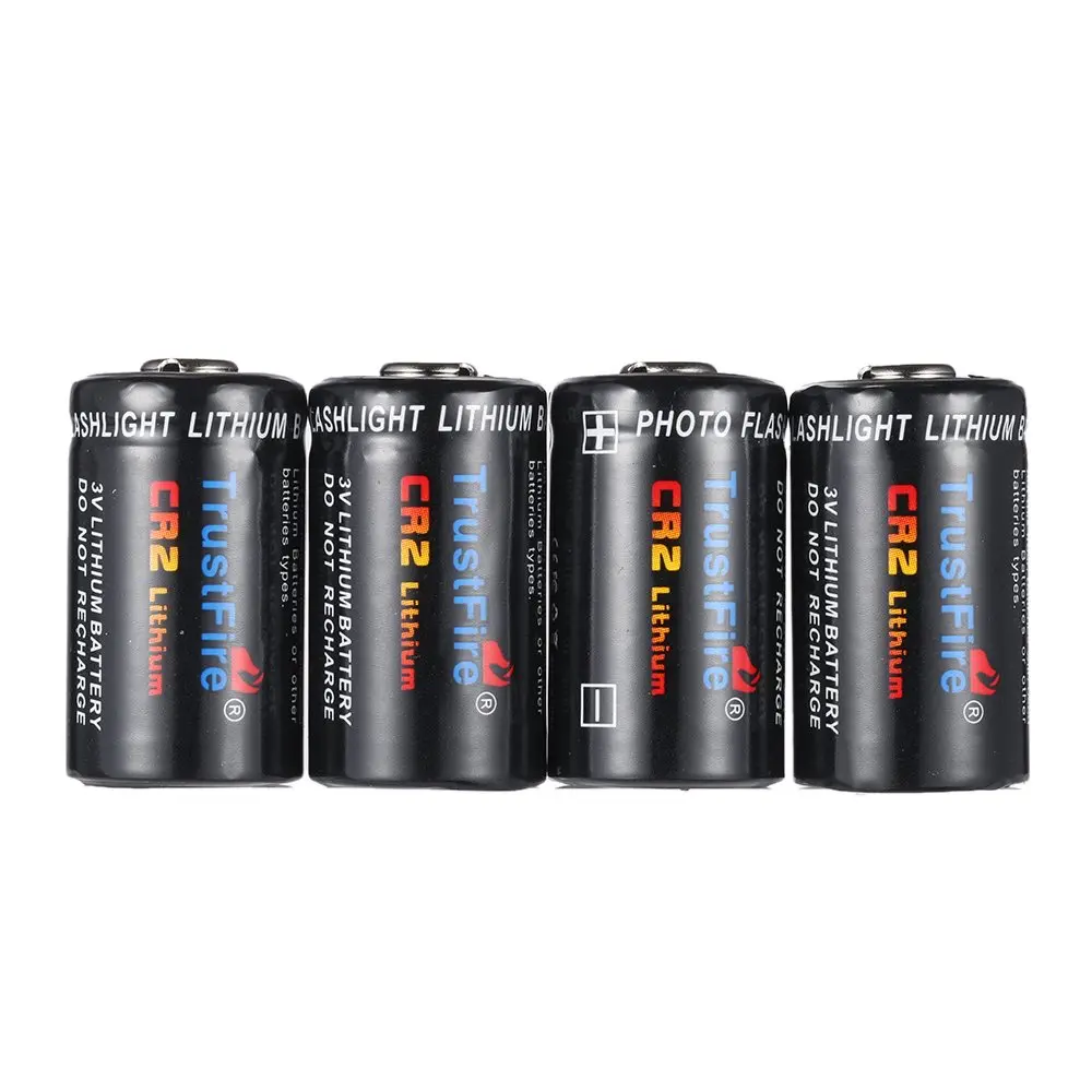 

20pcs/lot TrustFire CR2 3V 750mAh CR 2 Lithium Battery Batteries with Safety Relief Valve For Flashlights Headlamps Camera