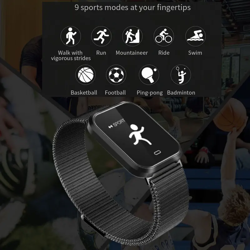 CD16 Смарт часы кровяное давление мониторинг сердечного ритма IP67 шаг спортивные фитнес часы Мужская мода Смарт часы для Android IOS