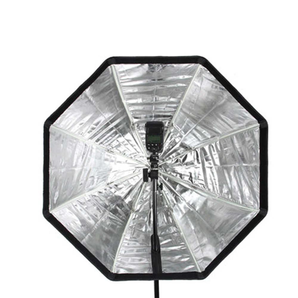  Godox 95cm octagon umbrella softbox Light stand umbrella Hot shoe bracket kit for Strobe Studio Fla