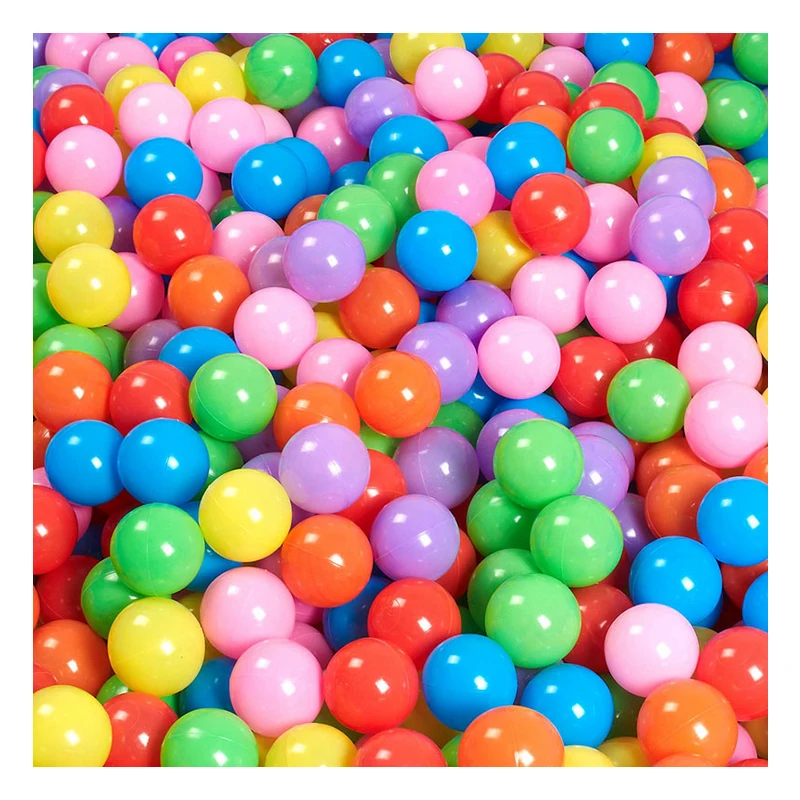 N095 New 100 PCS Colorful Plastic Ball Toy Soft Ocean Ball Kid toys