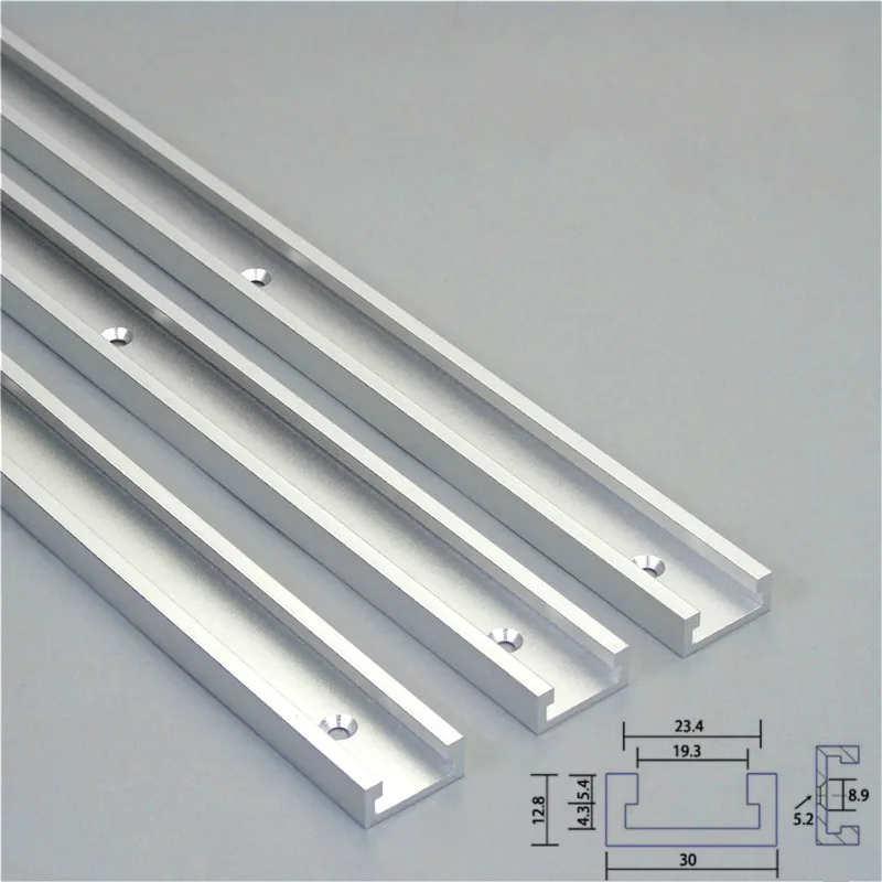 Aluminium alloy T-tracks Slot Miter Track And Miter Bar Slider Table Saw Miter Gauge Rod Woodworking Tools DIY