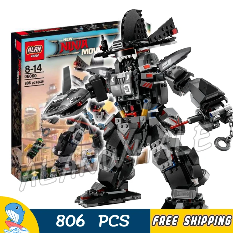 

775pcs Ninja Garma Mecha Man Samurai Mech Robots 10719 Model Building Blocks Children Assemble Toys Bricks Compatible With lago