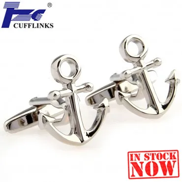 

TZG01585 Anchor Cufflink Cuff Link 2 Pairs Free Shipping Promotion
