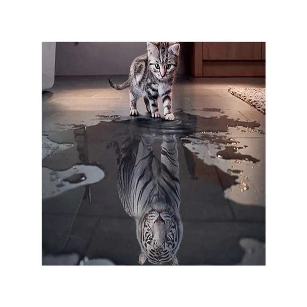 

5D Full Diamond Painting DIY Cross Stitch Rhinestone Paintings Square Mosaic Cats tigers Needlework Patterns Diamond Embroidery