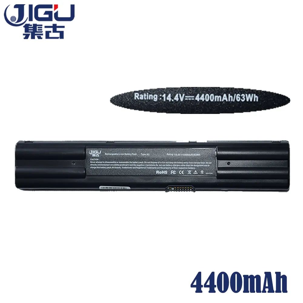 JIGU laptop battery for ASUS A3000 A3Ac A3E A3G A3H A3L A3N A6000 A6000L A6000N A6000K A6V A6U A6T A6R A6N A6L A6M A38N