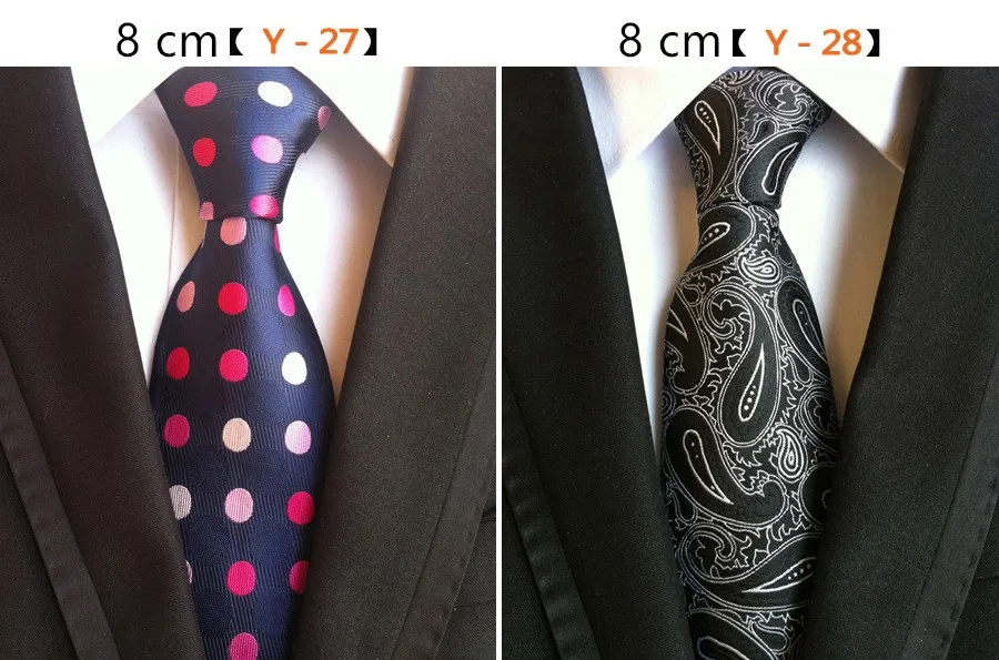 Новые 67 стилей Пейсли галстуки в полоску для Для мужчин Классические Бизнес высокая плотность утка цветочным узором галстук роскошные