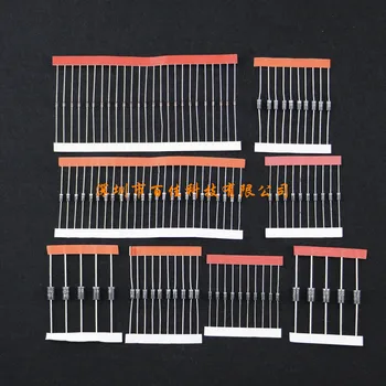 

8 common diodes include 1N4007 1N4148 1N5819 5408 FR107 component package, 100pcs