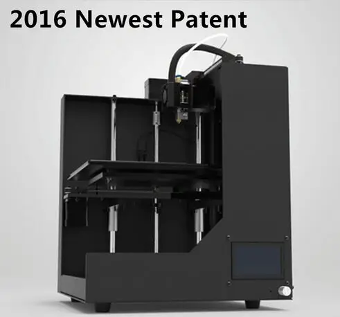 2016 Full Metal Full Assembled Desktop 3D Printer Metal Large Printing Size 3D Reprap Printer LCD Linear Guide Machine Prusa