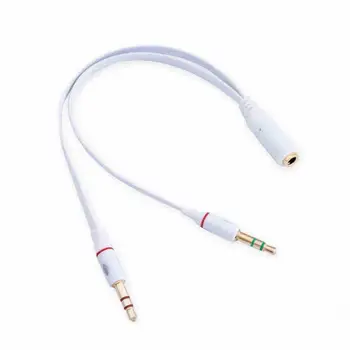 

3.5 mm stereo mini jack 1 Female to 2 Male Y Splitter Earphone Audio Cable