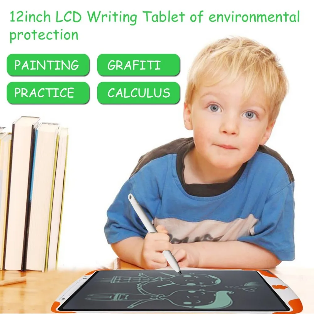 

12 Inch LCD Writing Tablet Kids Electronic Handwriting Pads board Portable Digital Drawing Tablet For Adults Children for School