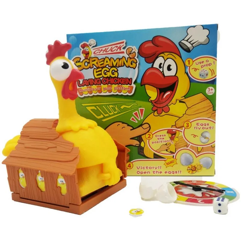 

Lucky Hen laying eggs funny toy Chicken game Family Party Game