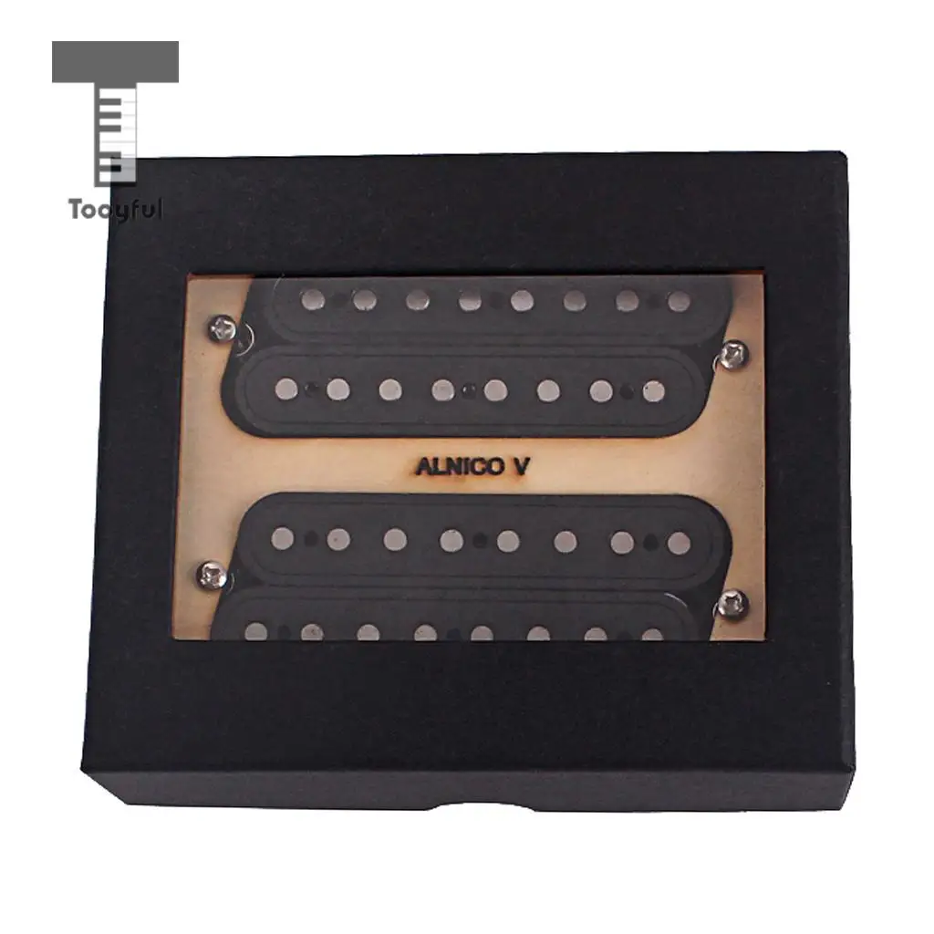 

Neck&Bridge Pickup Set Alnico 5 Humbucker for 8 String Guitar Parts