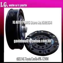6seu14c AC сцепление для Toyota Corolla Авто ac Компрессор сцепления 12 В ремень паз 6PK внешний диаметр 125 мм подшипник: 355212
