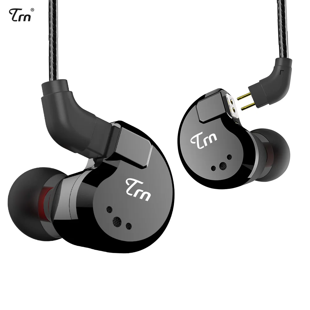 TRN V80 2BA+ 2DD гибридные металлические наушники-вкладыши IEM HIFI DJ Monito, спортивные наушники для бега, наушники, гарнитура, 2Pin, съемные V20/V60