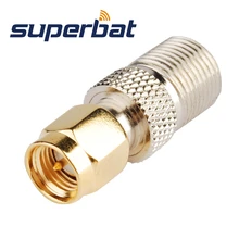 Superbat SMA-F адаптер SMA штекер F прямой разъем типа "Джек" разъем
