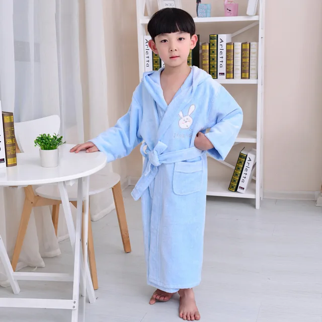 100 Cotton Bamboo Bathrobe With Hooded Boys Kids Bath Robe Thicken Long Sleeve Baby Robes 100 Cotton Bamboo Bathrobe With Hooded Boys Kids Bath Robe Thicken Long Sleeve Baby Robes