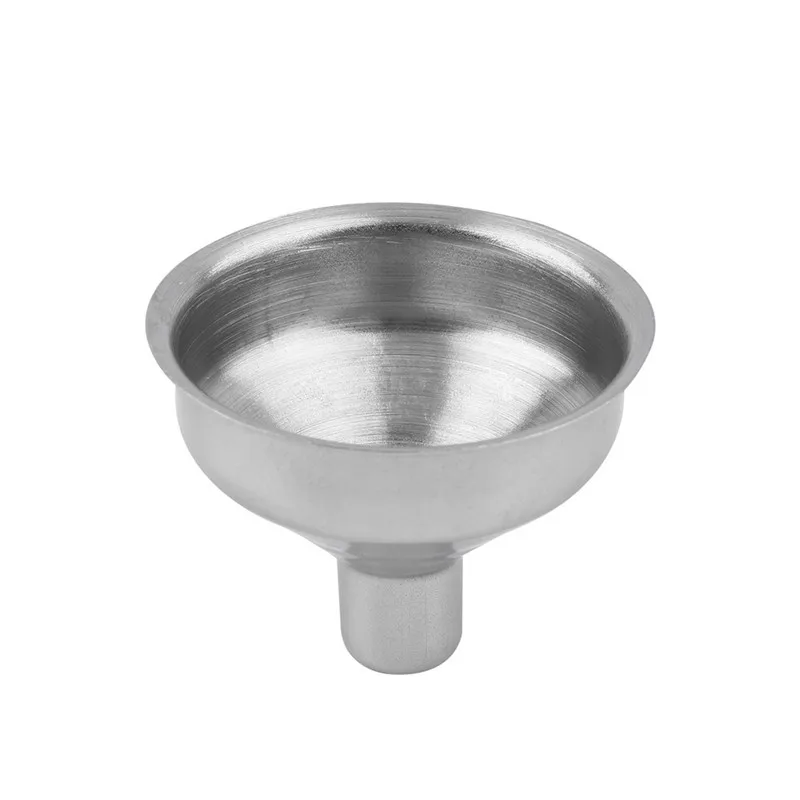 

1pc Stainless Steel Funnel Filler For Most Hip Flasks Wine Whisky Pot Wide Mouth new arrival