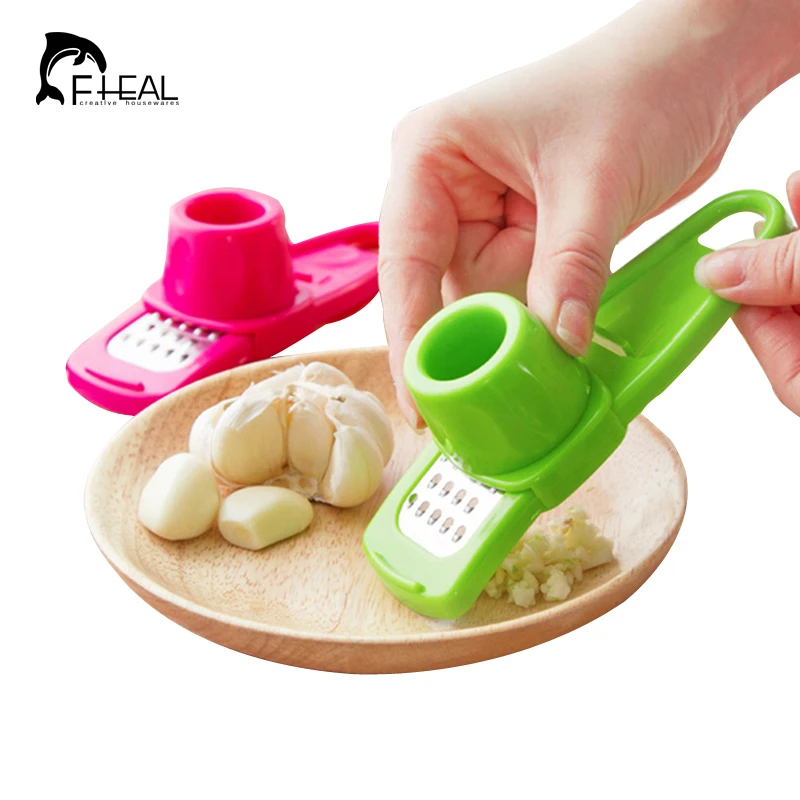 FHEAL High Quality Multifunctional Garlic Presses Stainless Steel