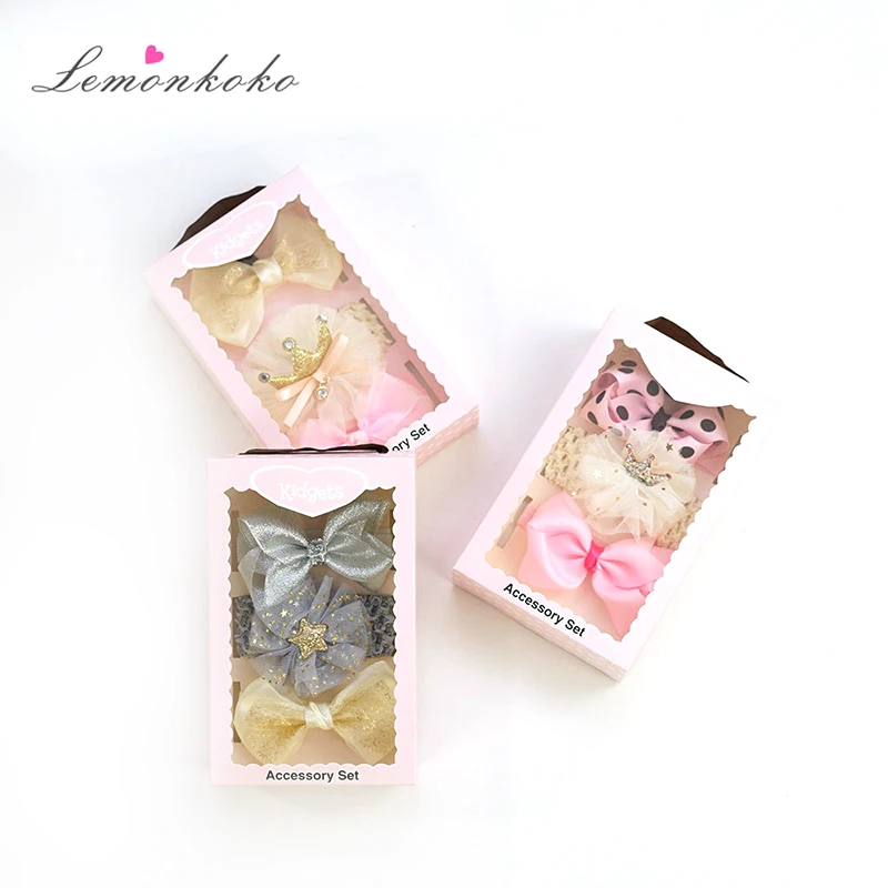 

[Lemonkoko] Newborn Headband Crown Baby Girls Cute Hair Band Gold Princess Crown Infant Kids Hair Accessories Party Photo Props