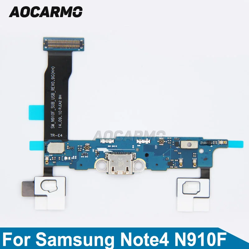 Aocarmo USB док-станция зарядный порт гибкий кабель для samsung Galaxy Note 4 N910F | Мобильные