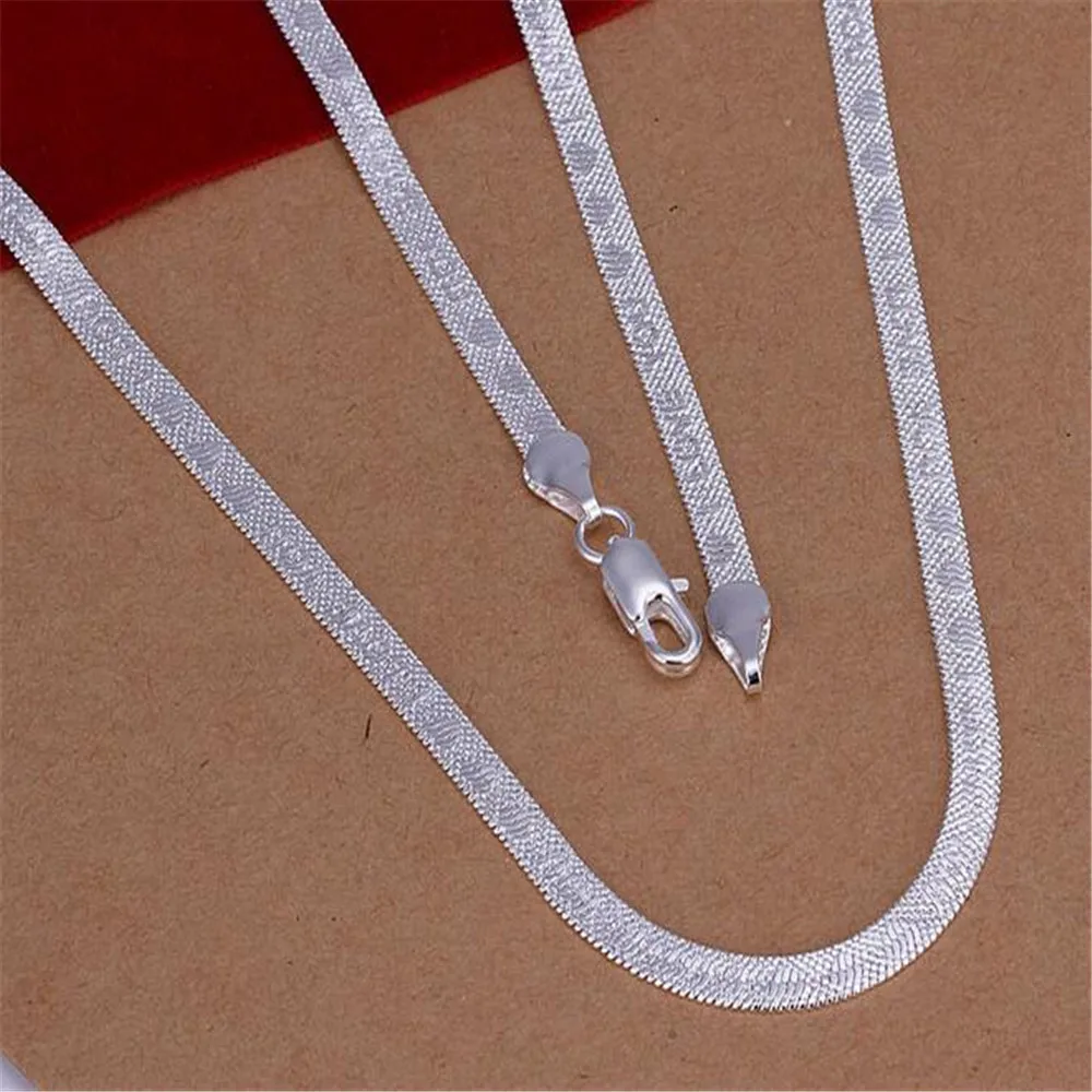 

Letter Flat Necklace 2018 New 925 Silve I LOVE YOU Chain Boy Girl Style Jewelry Alphabet Free Shipping