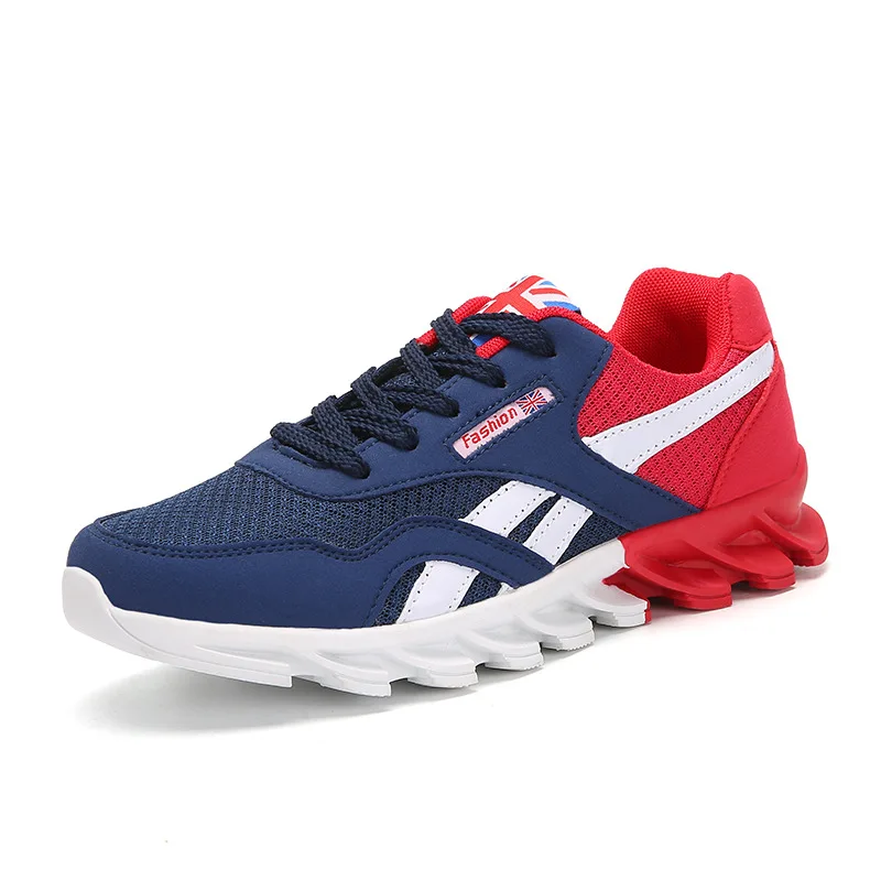 

2018 New spring new blade end sneakers extra large rubber bottom wear-resistant anti-slip breathable deodorant casual men's shoe