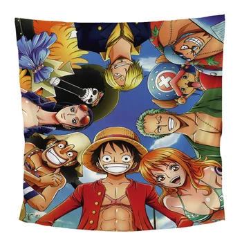 

Mxdfafa Japanese Anime One Piece Tapestry Home Decorations Cartoon Art Printed blanket Wall Hanging for Living Room dorm decor