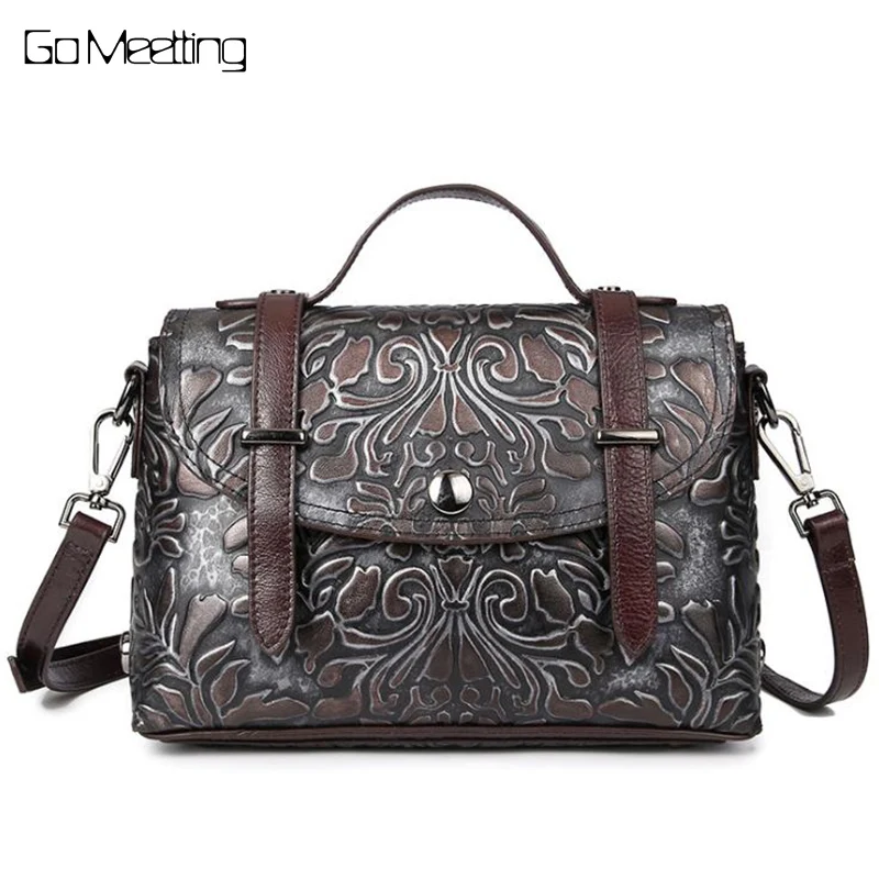 

Luxury Handbags Women Bags Designer Famous Brand Messenger Shoulder Bags Ladies Floral Print Fashion Genuine Leather Bags Small
