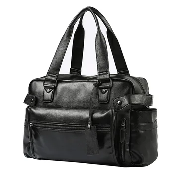 

Men's Briefcase Male Genuine Leather Men Bags Messenger Bag Leather Laptop Bag for Men Computer Document Bags