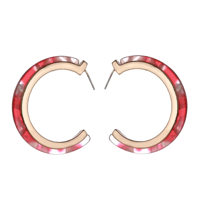 

Hesiod Acrylic Earrings for Women Colorful Acetate Earings African Bohemia Dangle Jewelry Statement Leopard Boho Earring