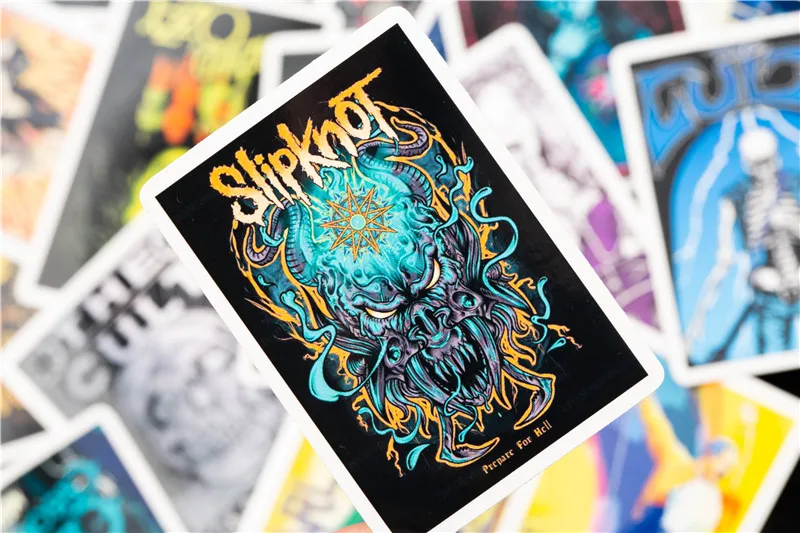 32PCS Mixed Cool Gothic Terror Skull Sticker Graffiti JDM Stickers to DIY Guitar Motorcycle Laptop Luggage Skateboard stickers (21)