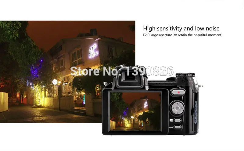 Protax D7100 13MP CMOS 3,0 дюймов TFT ЖК-дисплей Экран цифровой Камера 24X Оптический зум цифровой Камера s с светодио дный налобный фонарь