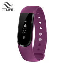TTLIFE Бренд 2016 г. наиболее популярных смарт-браслет bluetooth Носимых Смарт-браслеты фитнес Мода умные часы для iOS Andoid