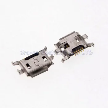 

200pcs USB Jack Connector Charging Port For Blackberry 9900 Gionee GN215 K-Touch T789 E616 W700 W650 E619 etc tail plug