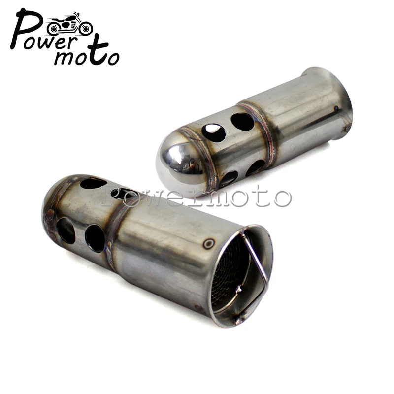 

51mm Universal Motorcycle Muffler Removable Silencer Exhaust Baffle Muffler DB Killer Noise Eliminator Insert For Cafe Racer