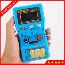 MEC100 Автоматический диапазон цифровой измеритель емкости с высокой точностью 2 в 1 ESR тестер