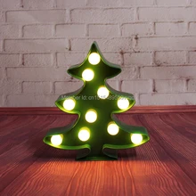 Новинка-LIGHT UP mini Marquee Рождественская елка знак светодиодный неоновый свет в помещении в общежитии рождественское освещение