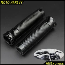 Черный ЧПУ пользовательские грубый ремесла Руль управления для мотоциклов Ручки рулевые для мотоциклов подходит для Harley Davidson 883R 883l 48 Sportster